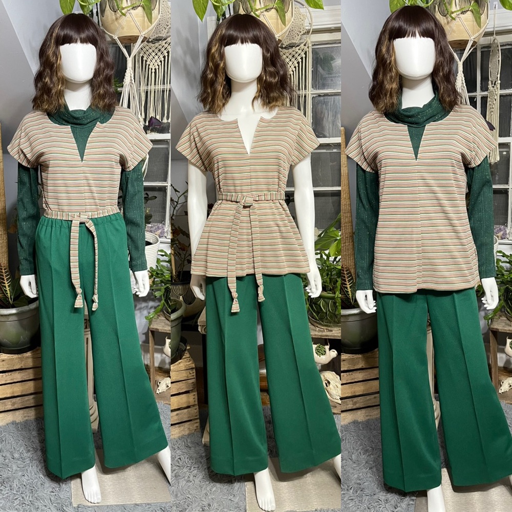 1970’s Vintage- 4 Piece Palazzo Pant Set